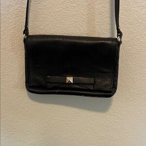 Kate Spade Black Crossbody Bag with Gold Accent